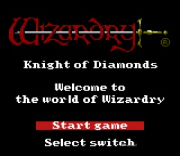 Wizardry III - Knights of Diamonds